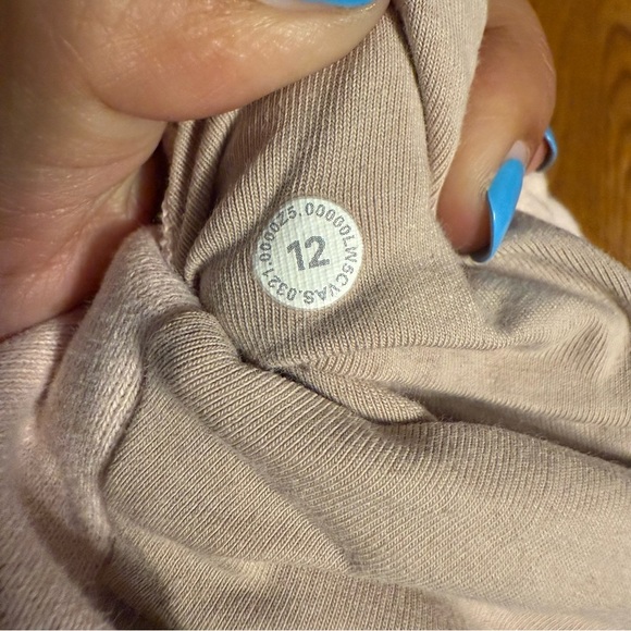 Lululemon Scuba High-Rise Jogger Fleece 28" Pink Mist Sz 12 W5CVAS Cotton Terry - Picture 10 of 15